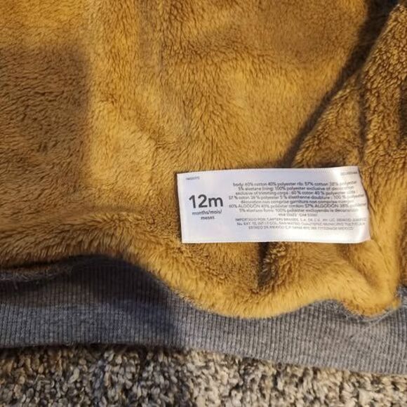 Carter's 12 Month Zip Up-Jacket - Picture 4 of 4